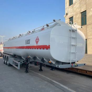 Used and New 48000L Oil / Fuel Tanker Truck Semi Trailer - Shandong Lujun Naxin International Trade Co., Ltd. - China