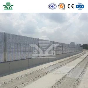 Zhongtai Sound Barrier Highway Soundproof Wall and Metal Highway Noise Reduction Barriers Aluminum Road Noise Barrier - Anping Zhongtai Expanded Metal Mesh Co., Ltd. - China