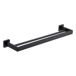 Bathroom Accessories Wall Mounted Aluminium Towel Bar with Shelf - Guangdong Youyuan Trading Co., Ltd. - China