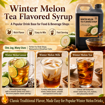Taiwan Traditional Winter Melon Syrup | Easy-Mix Beverage Base 5KG - California Sunlight Co.,Ltd - Taiwan