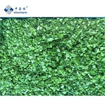 Sinocharm Brc a IQF Green Scallion Cut Factory Price 10kg Bulk Exporter 40FT Container Slice 5mm Frozen Spring Onion - Xiamen Sinocharm Co., Ltd. - China