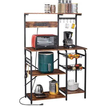 Kitchen Storage Shelf Kitchen Bakers Rack Coffee Bar Table Microwave Stand Kitchen Table - Henan Youte School Furniture Co., Ltd - China