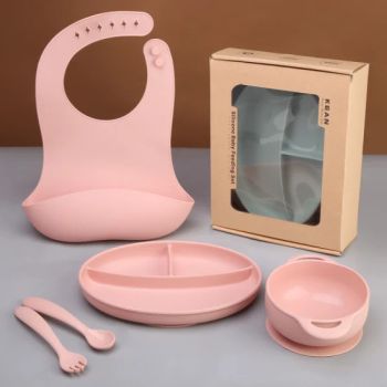 Wholesale Baby Eating Food Plates and Bowls Set Silicone Feeding Set for Baby - Shenzhen Kean Silicone Product Co., Ltd. - China