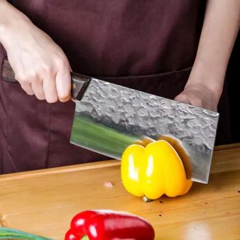 7inch Pakka Wood Handle Butcher Knives Hand Forged Kitchen Knife with Sheath High Carbon Steel Meat Cleaver Butcher Knife - Changsha Chengtong Technology Co., Ltd. - China