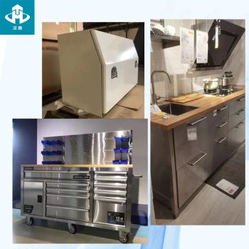 Tool Cabinet Iron Work Bench Garage for Kitchen with Roller Wheels Powder Coated 10 Draw - Ningbo Hanteng Metal Products Co., Ltd. - China