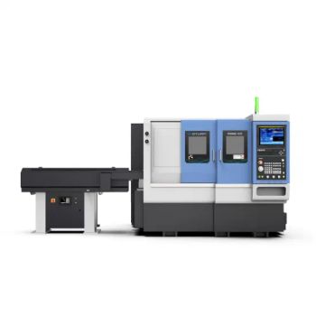 Oturn 4 Axis Slant Bed Double Spindle CNC Lathe Esy150ms-II CNC Turning Center with Fanuc System - Ningbo Oturn Machinery Co., Ltd - China