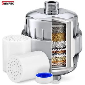 Sanipro Hot Sale 15 20 25-Stage Universal Replaceable Filter Cartridges for Shower Head, Shower Filters - Ningbo Master Building Material Co., Ltd. - China