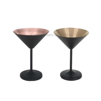 Stainless Steel Champagne Martini Margarita Cocktail Cup Wine Glass Goblets - Xiamen Polaris Gift Co., Ltd. - China