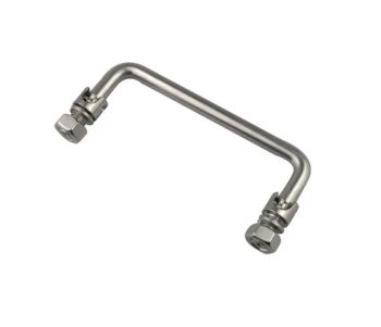 Folding Pull Handle for Furniture Stainless Steel Tool Box Type Latch Material Steel Model NO. WD1603 HS Code 8481804090 - Wudi Xinxiangju Metal Technology Co., Ltd. - China