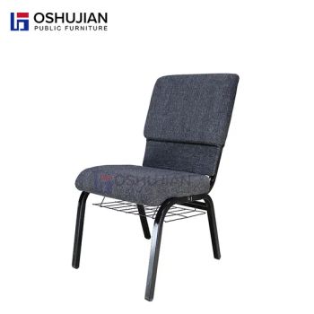 Wholesale Events Wedding Banquet Steel Aluminum Fabric Stackable Seating Solution Banquet Chair Church Chairs - Guangdong Oshujian Furniture Co., Ltd. - China