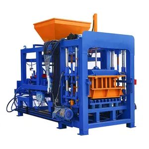 Qt4-15s Fully Automatic Hydraulic Cement Concrete Hollow Blocks Paving Bricks Making Machine Production Line - Linyi Aiwei Machinery Manufacturing Co., Ltd. - China