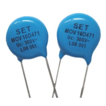 Metal Oxide Varistor, 300 V Varactor 35 K UC 300 V-L06001 Voltage (V) 300 V Diameter 5- 20 mm Packaging Type Box Model Set Mov - HI Comp INC - India