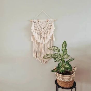 Personalized Custom Art Design Tassel Woven Tapestry Bed Runner Sofa Throws - Binzhou Jurun Rope Net Co., Ltd. - China