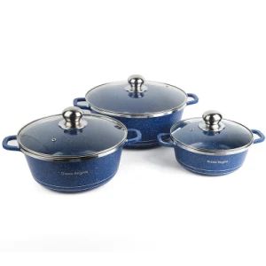 6 Pieces Granite Cookware Set Nonstick 6PCS Granite Cookware Set Granite Cooking Pot Set Cookware Sets Granite Aluminum Granite Cookware Sets Wholesale Price - Dongguan Jinsen Craft Technology Co., Ltd. - China