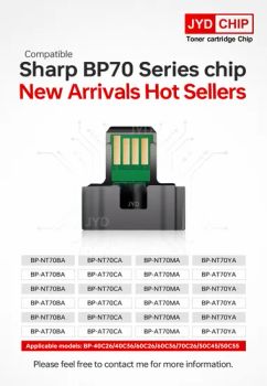Cartridge Chips Bp70 Bp-Nt70ba Bp-At70ba Bp-Gt70ba Bp-FT70ba Bp-Jt70ba Bp-Xt70ba Toner Chip for Sharp Bp-40c26 40c36 60c26 60c36 70c26 50c45 50c5 - Zhuhai Meiyinda Technology Co., Ltd. - China