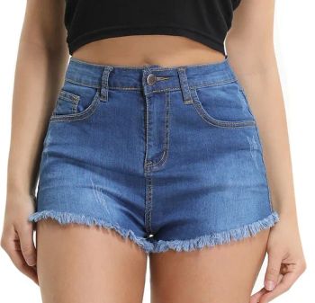 Hot Sale Slim Fit Sexy Girls Cotton Spandex Jeans Denim Women Shorts Latest Design Short Jeans Pants - Guangzhou New Apparel Trade Company Limited - China
