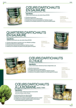 ARTICHOKE QUARTERED , HEARTS - STE KHALIFA INTERNATIONALE DE COMMERCE KINTCOM - Tunisia