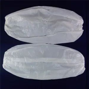 Disposable Waterproof PE Sleeve Covers Age Adult Folded Folded HS Code 39262090 Trademark Anheng Grammage 2.5g-3.5g Origin Anhui, - Anhui Guohong Industrial and Trading Co., Ltd. - China