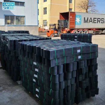 Perforated Ground Enhancement Cellular System Geocell for Road Dirt Locker Plastic Grids Gravel Grid Retaining Wall Plastic HDPE Geocell - Earth Shield Environmental Technology (Shandong) Co., Ltd. - China