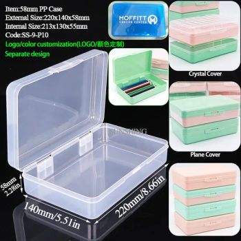 Sunshing Large Capacity Pencil Cases School Office Plastic Pens Stationery Supplies Box - Sunshing Plastic Co., Limited - China