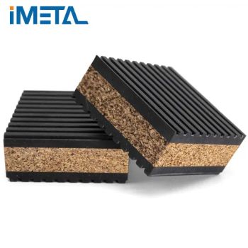 Anti Vibration Rubber Cork Vibration Isolation Pads Washing Machine Absorbing Mats - Ningbo Imetal Industry Co., Ltd - China