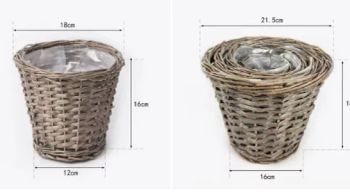 Weaving Gift Baskets Woven Sundries Decoration Storage Wooden Wedding Wall Hanging Christmas Flower Gift Basket - Linyi Furuisheng Arts and Crafts Co., Ltd - China