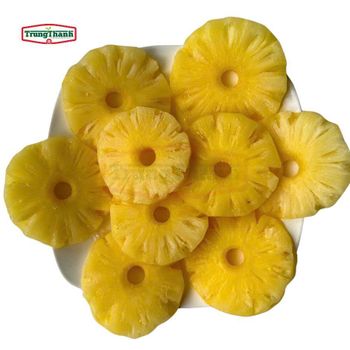 Hot New Yellow Canned Pineapple Slices/Rings in Syrup Origin Vietnam Flavor Natural Flavor Product Type Beverages Color Fresh Fruit Color - Trung Thanh Agricultural Products Processing JSC - Vietnam