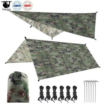 Hot Selling High Quality Lightweight Waterproof Camping Tarp Multi Functional Picnic Lifesaving Sunshade Tarp - Anhui Feistel Outdoor Product Co., Ltd. - China
