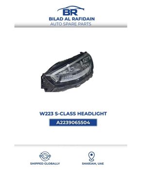 Mercedes-Benz S-Class headlight W223 A2239065504 – Used Genuine - Bilad Al Rafidain Auto Spare Parts L.L.C. - United Arab Emirates