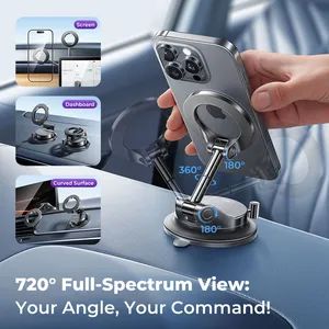 Factory Price 360 Multi Angle Suction Phone Holder for Car N52 Magnetic Mobile Phone Holders Vacuum Mount Windshield - Changsha Sofly Industry Co.,Ltd - China