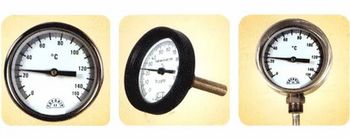 Mechanical Temperature Measuring Instruments Dial Color White Marking Color Black Accuracy Within 1.5 X 2% Fsd Glass Window Type Shatter - Ecostar Solutions - India