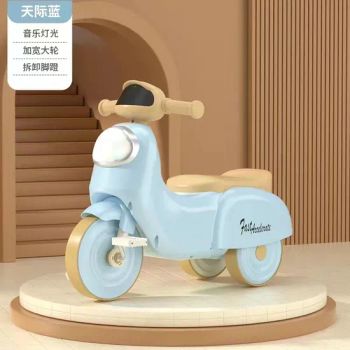 Kids Scooting Motorcycle 3 Wheels Children Sliding Motorcycle Toy with Light - HEBEI XINGJIU VEHICLE INDUSTRY SCI-TECH CO., LTD. - China