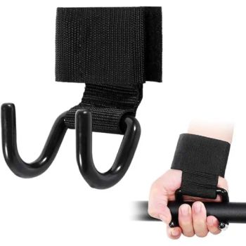 1 Pair Weight Lifting Hooks - Upgraded Heavy Duty Wrist Straps Wbb12840 - Ningbo Ezfocus Co., Ltd. - China