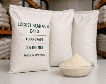 Food Grade Locust Bean Gum E410 - LBG 246 Equivalent - Morocco Export Hub - Morocco