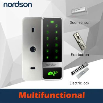 Standalone Management Card Metal Shell Touch Screen Weigand TCP/IP Access Control RFID Reader - Shenzhen Nordson Electronic Co., Ltd. - China