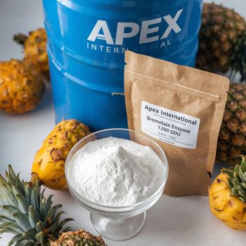Bromelain Enzyme, Bromelain Enzyme Supplier, Bromelain Enzyme Manufacturer, Bromelain Enzyme Supplier from India, Bromelain Enzyme 1200 GDU, Pharmaceutical Grade Bromelain Enzyme, Bromelain Enzyme for Pharmaceutical Industry, Pharma Processing Enzyme, Bromelain Enzyme for Healthcare Industry, Healthcare Processing Enzyme, Cosmetic Grade Bromelain Enzyme, Bromelain Enzyme for Cosmetic ,High Performance Bromelain Enzyme, Pineapple Extract Enzyme, Bromelain Powder Exporter, Bromelain Enzyme Bulk Supplier. from APEX INTERNATIONAL Bromelain Enzyme, Bromelain Enzyme Supplier, Bromelain Enzyme Manufacturer, Bromelain Enzyme Supplier from India, Bromelain Enzyme 1200 GDU, Pharmaceutical Grade Bromelain Enzyme, Bromelain Enzyme for Pharmaceutical Industry, Pharma Processing Enzyme, Bromelain Enzyme for Healthcare Industry, Healthcare Processing Enzyme, Cosmetic Grade Bromelain Enzyme, Bromelain Enzyme for Cosmetic ,High Performance Bromelain Enzyme, Pineapple Extract Enzyme, Bromelain Powder Exporter, Bromelain Enzyme Bulk Supplier. - APEX INTERNATIONAL - India