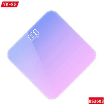 Bathroom Floor Body Scale Glass Smart Electronic Scales Color Black Shape Square Origin China Power Battery Trademark - YONGKANG SG INDUSTRY & TRADE CO., LTD. - China