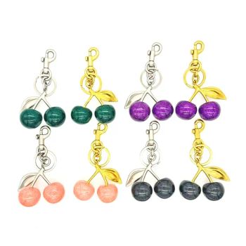Promotional Custom Other Key Chains Holder Sports Goods Designer Keyying Cute Cherry Keychain Ball Key Holder Metal Keychain - Guangbo Handcrafts Co., Ltd. - China