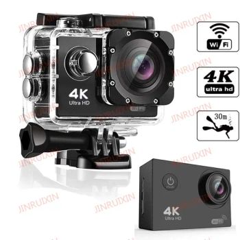 Cross Border WiFi 4K Sport Action Camera Motorcycle Waterproof Cameras Action Highvideo Recorder Accessories Mini Go PRO Camera - Dongguan Jinruixin Technology Co., Ltd. - China