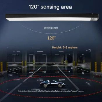 LED Garage Lights Are Suitable for Underground Parking Lots Patio Garage Lighting with Motion Sensors - Shenzhen Ziyi Lighting Co., Ltd - China