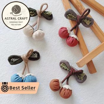 Handmade Finished Fashion Party 3D Floral New Cherry Party Embroidery Brooch Pin - Shantou Tianshangxing Crafts Processing Factory - China