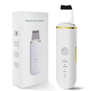 Beauty Product Facial Cleanser Electric Ultrasonic Peeling Ion Skin Scrubber Spatula Device - Voraglow Trading Co., Ltd - China