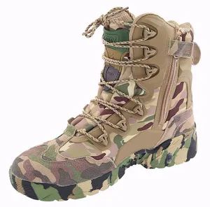 Outdoor Games Leather Men Climbing Hiking Boots Gender Unisex Season Winter Trademark ESDY Toe Style Round Material - Yiwu Wisdom Import & Export Co., Ltd. - China