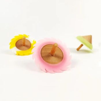 Wood Gyro Toys Desktop Spinning Top Toy for Kids Color Color Origin China Age 3-8 Years Style SportsToy Size Customized Logo - PIN INTERNATIONAL (NINGBO) LTD. - China