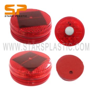Mini LED Solar Traffic Cone Traffic Warning Light - ZHEJIANG STARS PLASTIC SAFETY DEVICE CO., LTD. - China