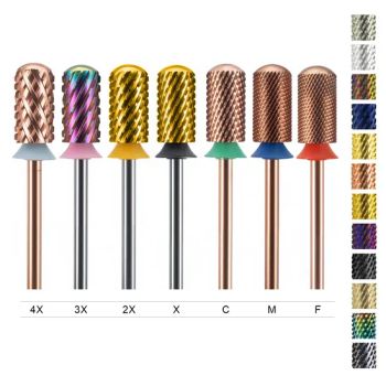 Factory Price E File Nail Drill Bits Tungsten Carbide Barrel Smooth Top 4xc Nail Bit Drill - Foshan Elesecret Electronics Technology Co Ltd - China