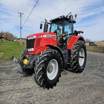 Fairly used Massey Ferguson tractor Reliable 80HP Wheel Tractor with Engine 5-Year Warranty Pump & Bearing for sale to USA - Carla Pisselli Commercio - Brazil