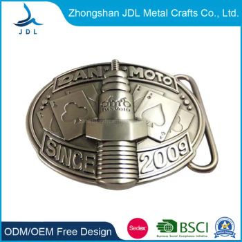 Custom Design Logo Nice Quality Manufacturers Belt Buckles Parts 3D Metal Belt Buckles with Plating Silver Belt Buckles (belt-041) - Zhongshan JDL Metal Crafts Co., Ltd. - China