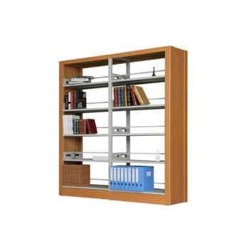 Premium Double Steel Portable Library Bookcase for Books Layer 5 Size High Door 0 Door Origin China Rotary Fixed Style - Luoyang Hua Zhi Jie Office Furniture Co., Ltd. - China