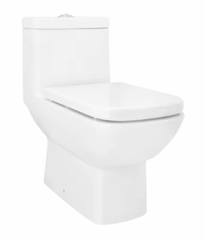 Ceramic White European One Piece Water Closet Color White Material Ceramic Shape Rectangular Mount Type Floor Mounted Toilet Seat Type - Aagam Sanitation - India